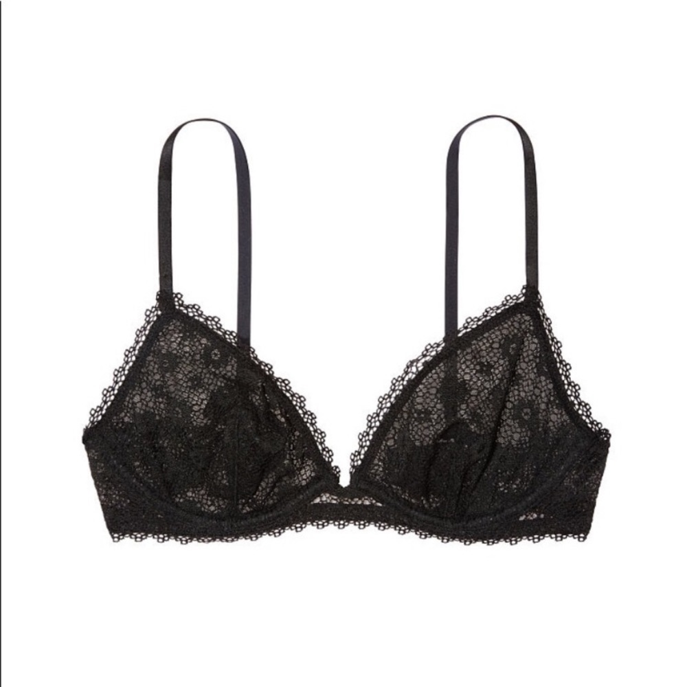 EUC Victoria’s Secret Black Lace Bralette - Picture 13 of 13